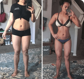 Before and after weight loss results using Leptozan - 2 - 1
